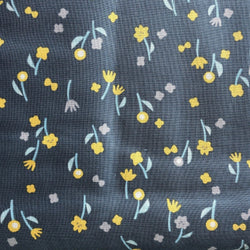 Neko and Tori - Flower Picking - Gray Cotton - Itsuko Naka - Cotton + Steel - Quilting Cotton Fabric - IN103-GY2