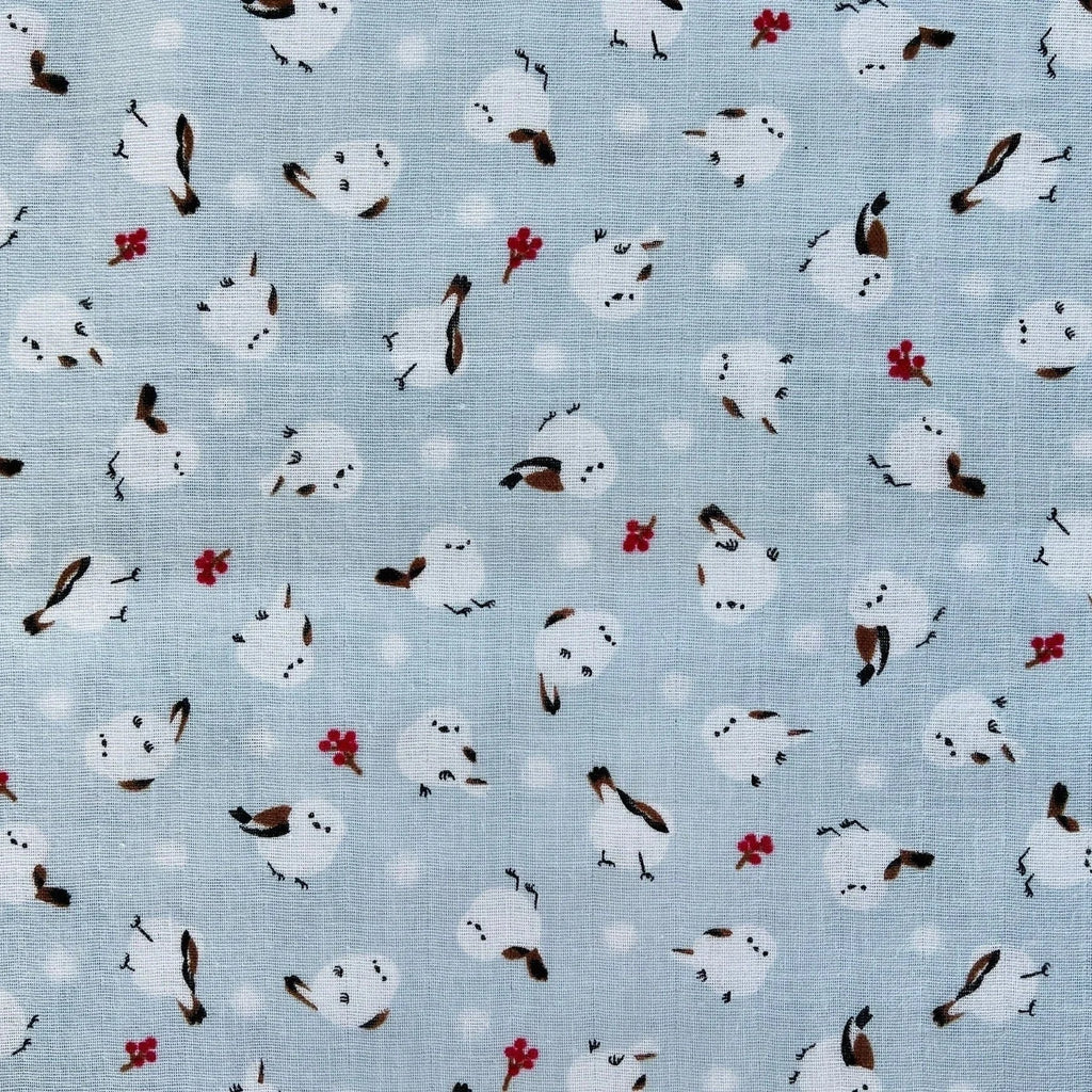 Bird Double Gauze - Bird Fabric - Double Gauze - Japanese Fabric