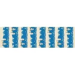 Waku Waku Christmas - Mr Polar Bear - Blue Unbleached Fabric - Blue - White - Red -Naocoom - Cotton+ Steel - Quilting Cotton - NM201-BL1U