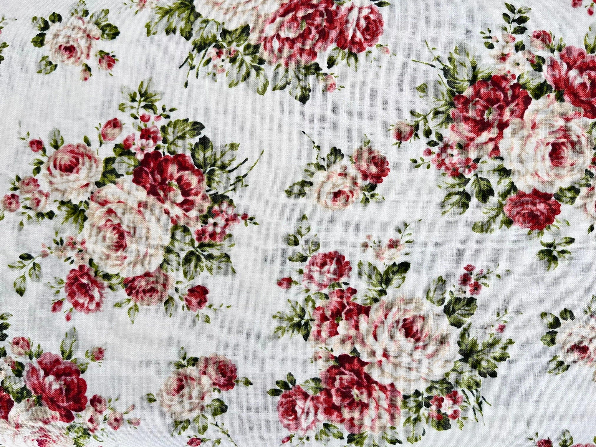 Country Floral - Nakamura - Japanese Fabric - Floral Fabric - Roses