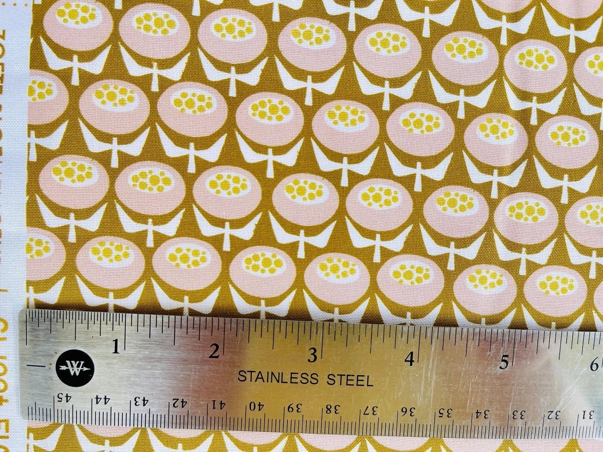 Sweet Floral Scent-Buttercup-Yellow Fabric-Loes Van Oosten-Cotton+Steel-LV804-YE3