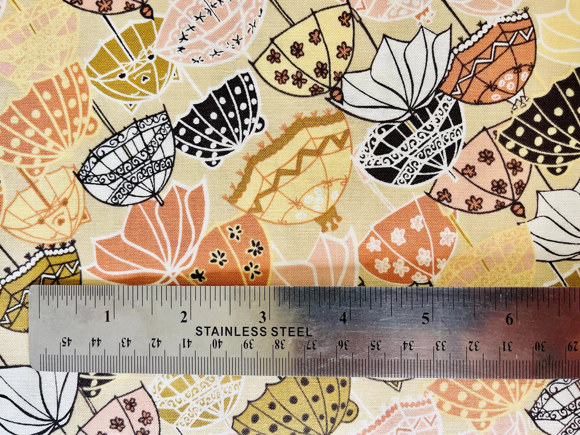 Splish Splash-Under My Umbrella-The Bright Leaf Design-Quilting Cotton Fabric-BL100-MY2