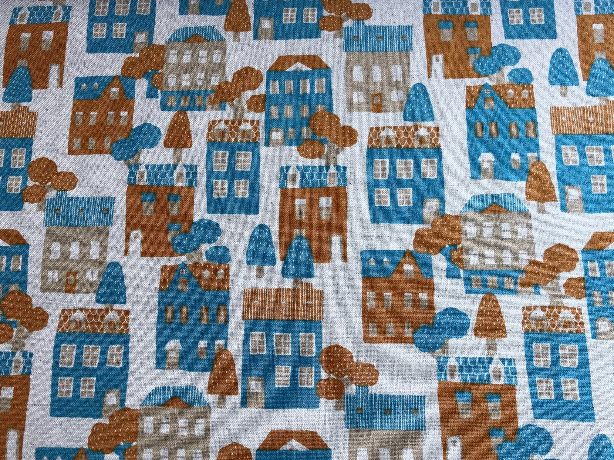 House - House Fabric - Robert Kaufman - Sevenberry - Cotton Flax - Natural - C5620067