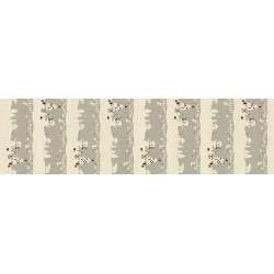 Waku Waku Christmas - Mr Polar Bear - Gray Unbleached Fabric - White - Grey - Red - Cotton+ Steel - Quilting Cotton - NM201-GY3U