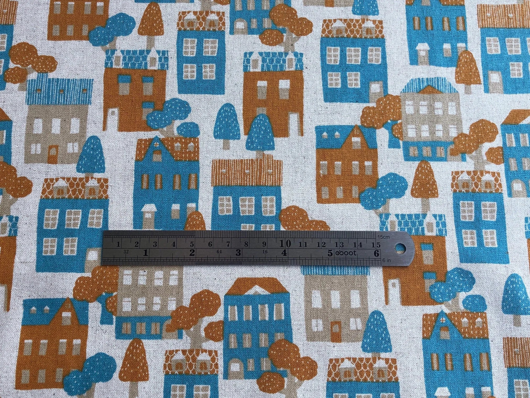 House - House Fabric - Robert Kaufman - Sevenberry - Cotton Flax - Natural - C5620067