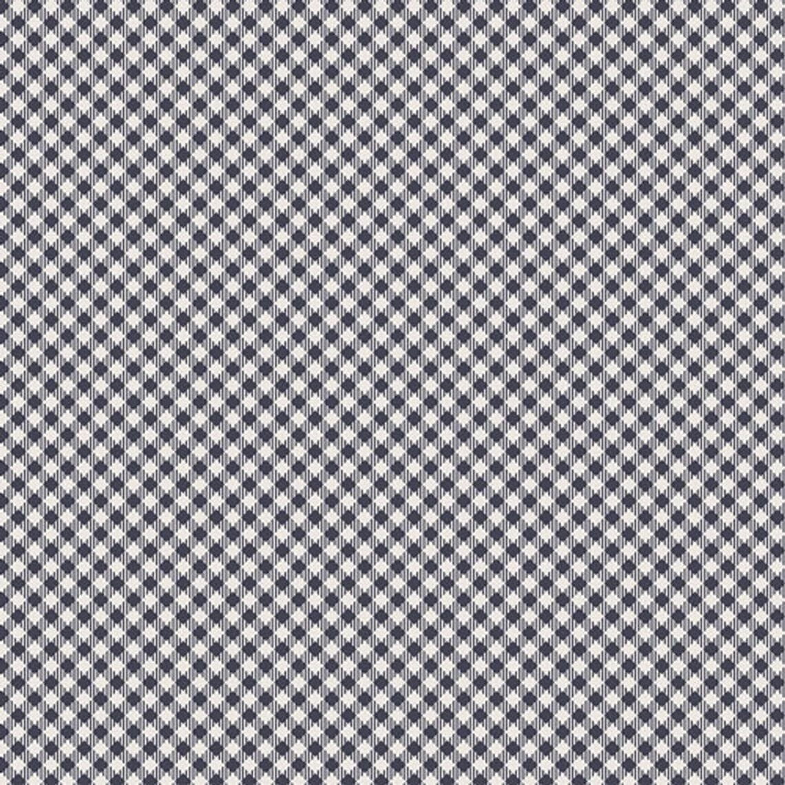 Petits Checks Midnight - Les Petits - Ami Sinibaldi for Art Gallery Fabrics - quilting cotton fabric - LEP - 912