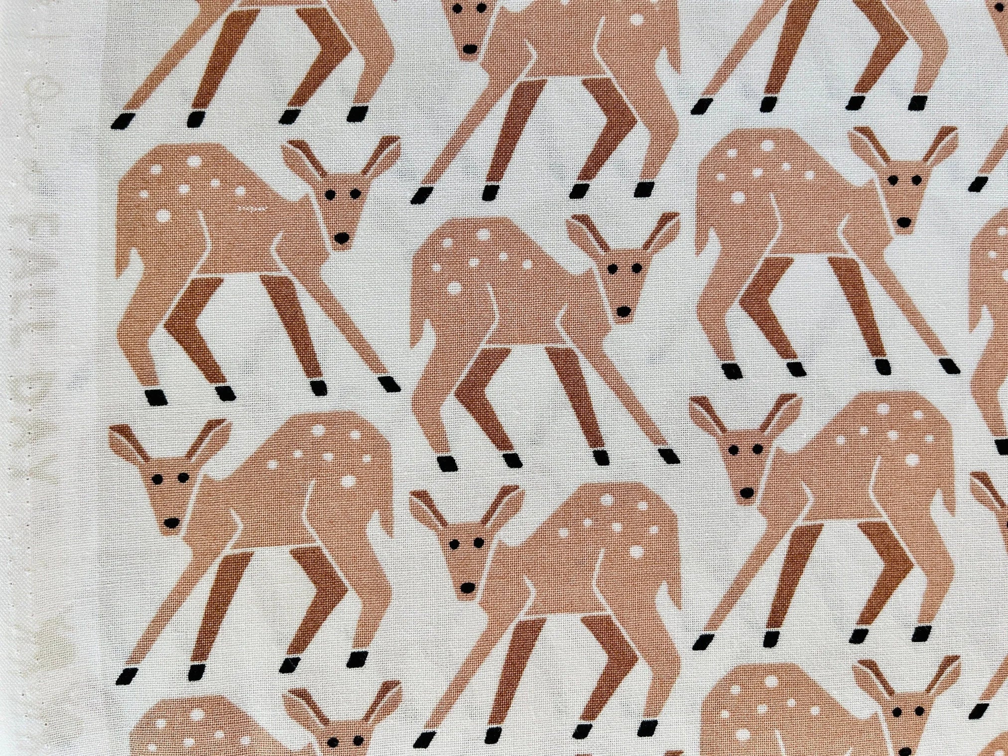 On a Fall Day - Fawn - Blonde Fabric - Loes Van Oosten - Cotton+Steel - LV700-BL1