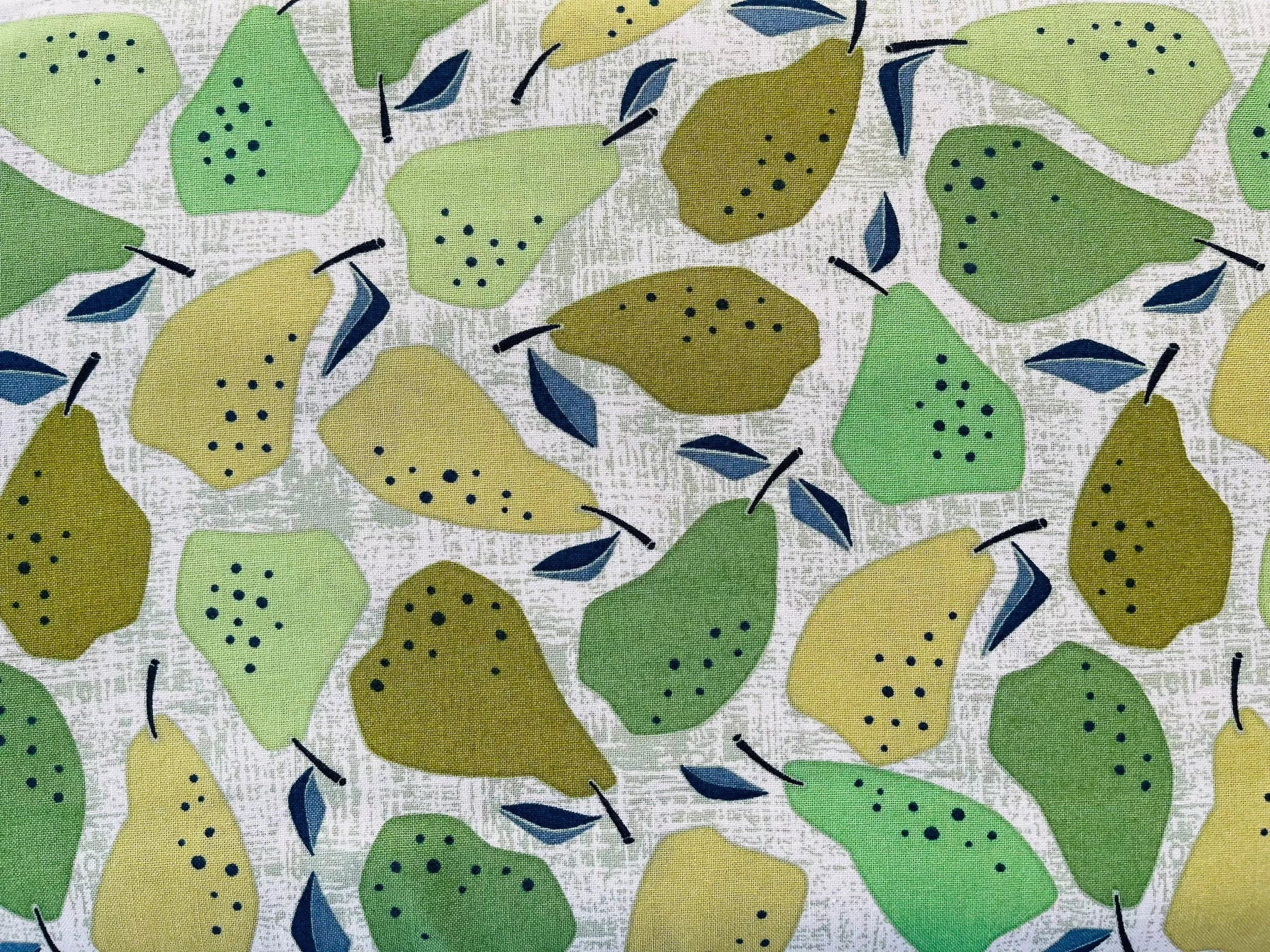 Under the Apple Tree-Quince Green Fabric-Loes Van Oosten