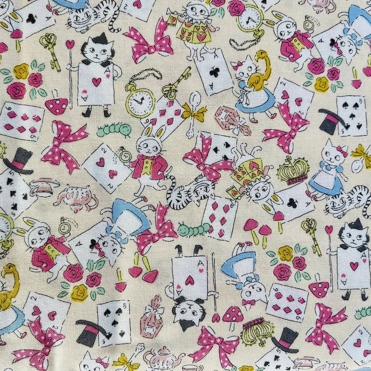 Cat-Cat Fabric-Funny Cats-Kokka fabric-Japanese Fabric