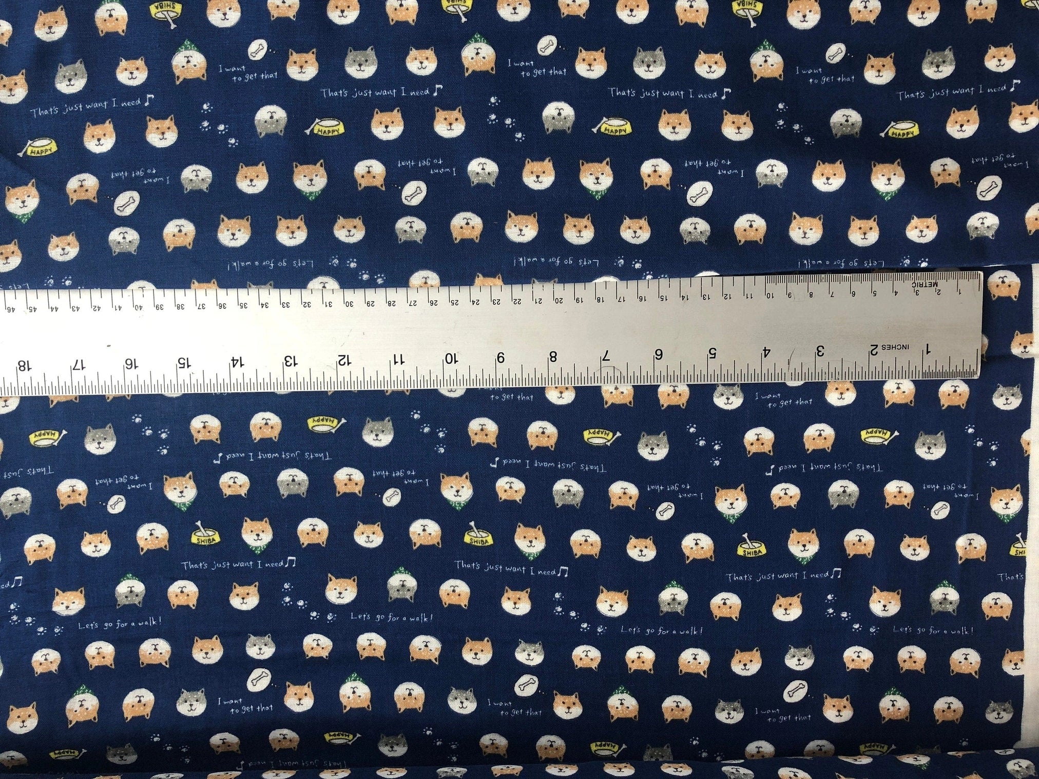 Dog - Dog Fabric - Japanese Fabric - Kokka - Double Gauze Cotton  - KTS-6485