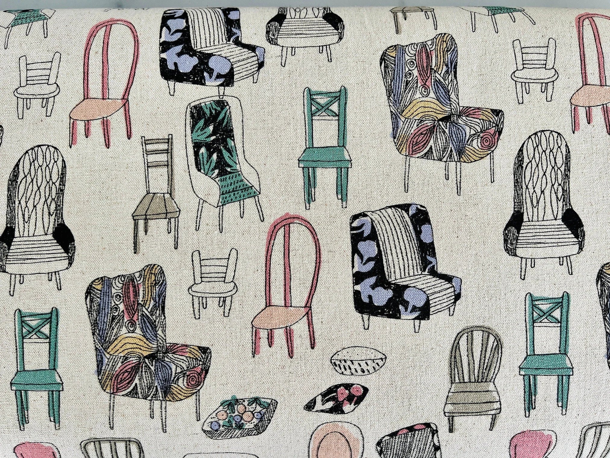 Robert Kaufman - Chair - Chair Fabric - Japanese Fabric- Lightweight Canvas