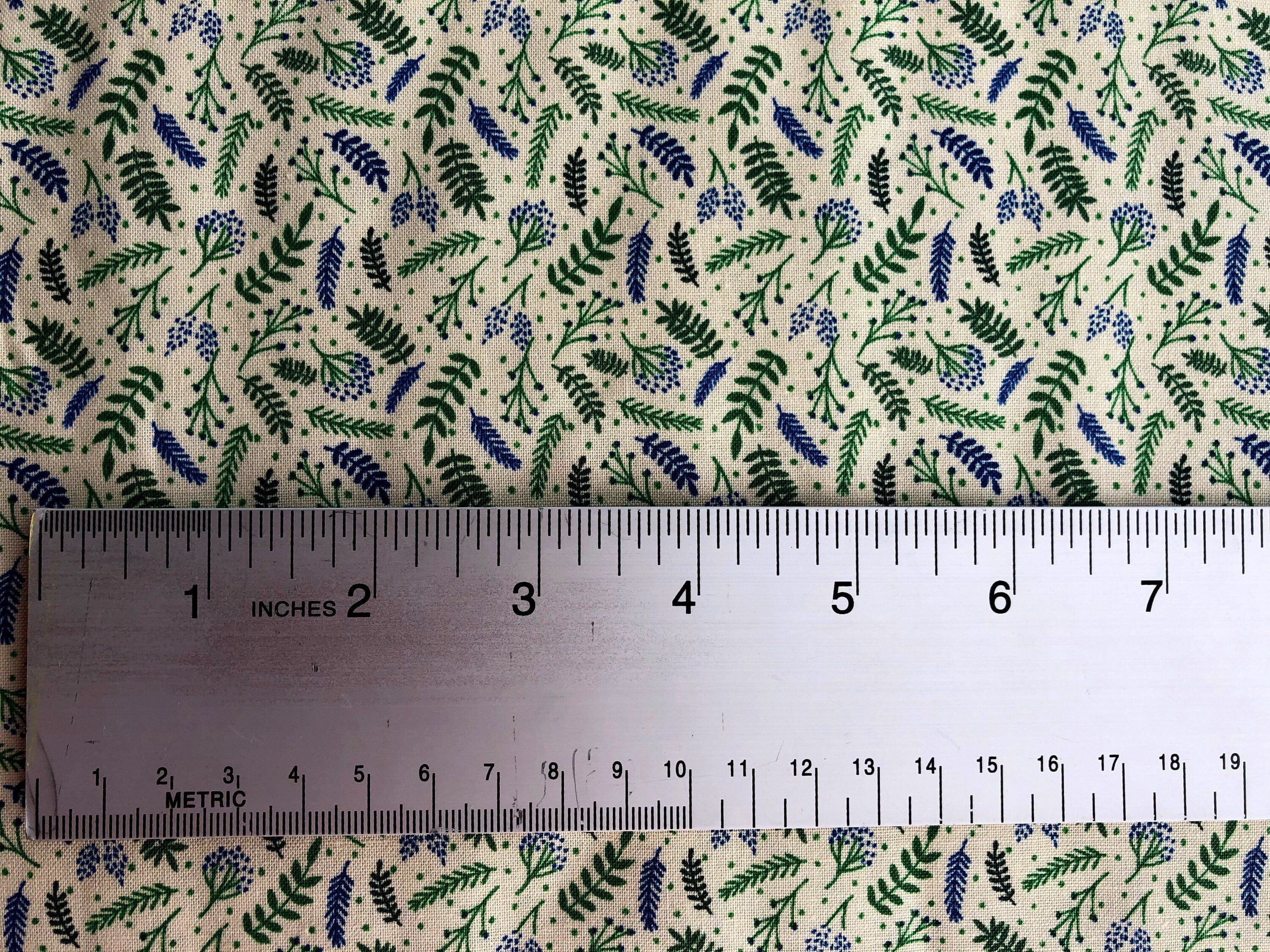 Branching Out-Unbleached Quilting Cotton-Cotton + Steel Fabric