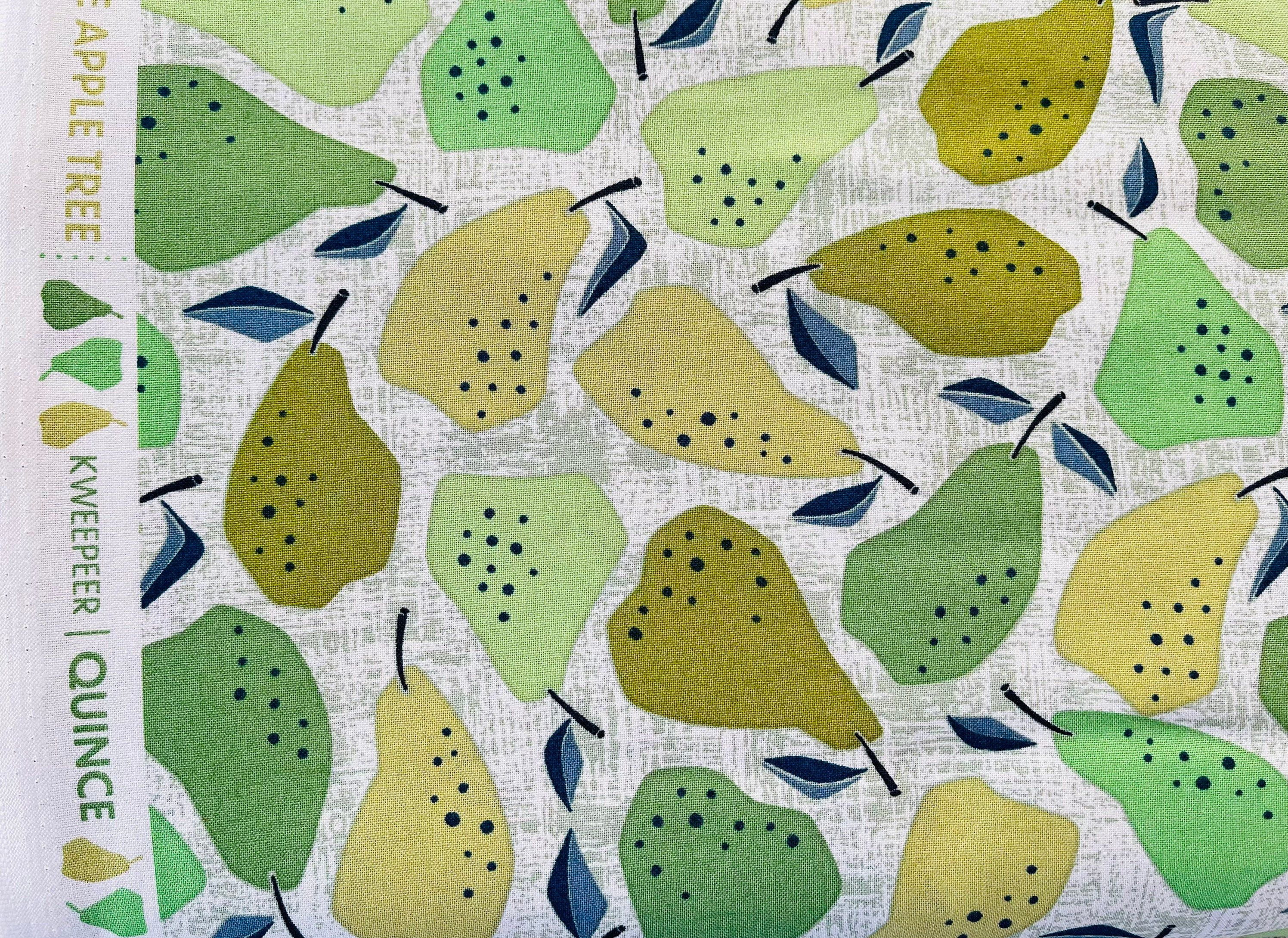 Under the Apple Tree-Quince Green Fabric-Loes Van Oosten