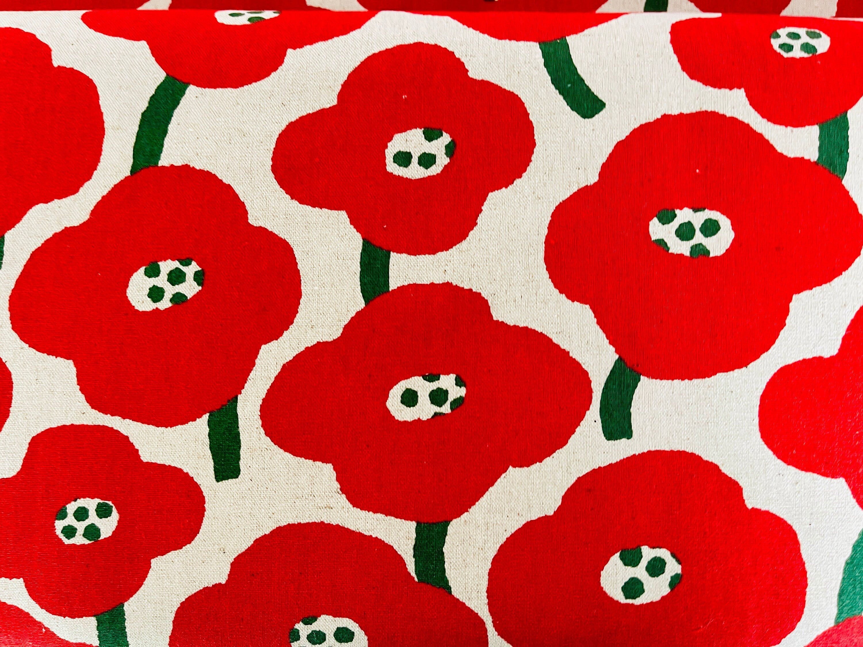Poppy-Poppy Canvas Fabric-Robert Kaufman-SB-850430D1