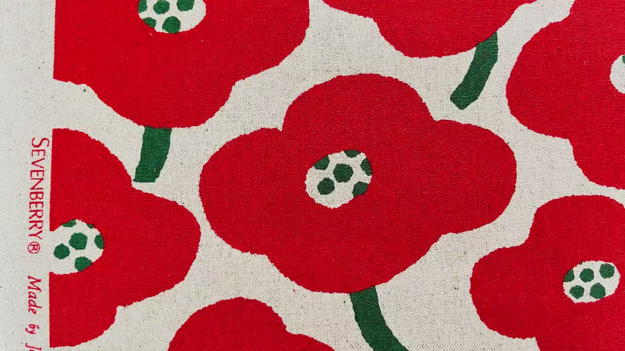 Poppy-Poppy Canvas Fabric-Robert Kaufman-SB-850430D1