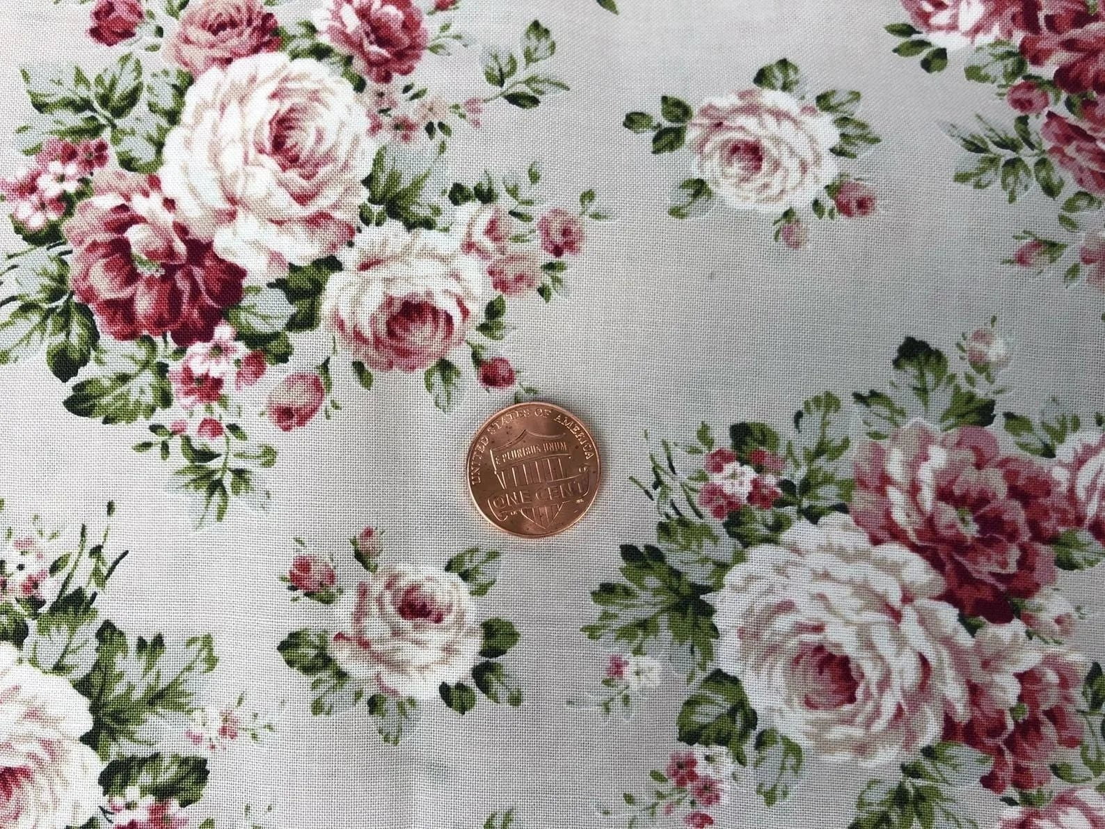 Chic Roses Premium fabric- Fabricanaus